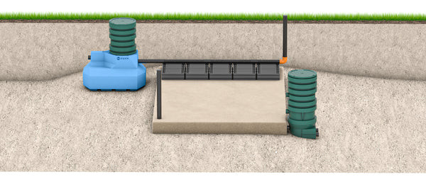 AVLOPPSPAKET FANN IN-DRÄN PRO MARKBÄDD 5 BDT