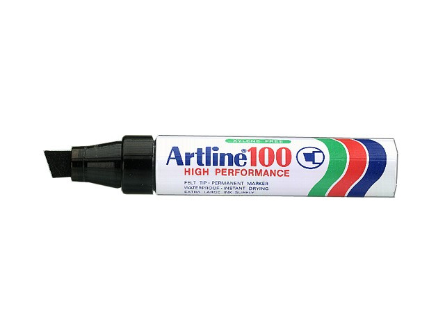 MÄRKPENNA ARTLINE 100-SVART