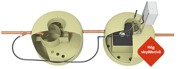 MINIRENINGSVERK BAGA MED BIOTANK WC+BDT (HS)